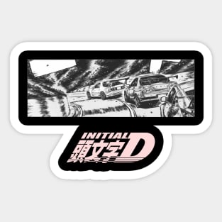 Initial D Risky Turn Sticker